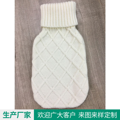 線熱水袋 圣誕雪花帶袖子心型工藝品多色提花 產品直銷